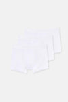 Beyaz Basic Modal 3'lü Boxer