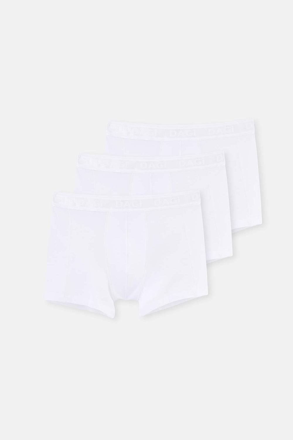 Beyaz Basic Modal 3'lü Boxer