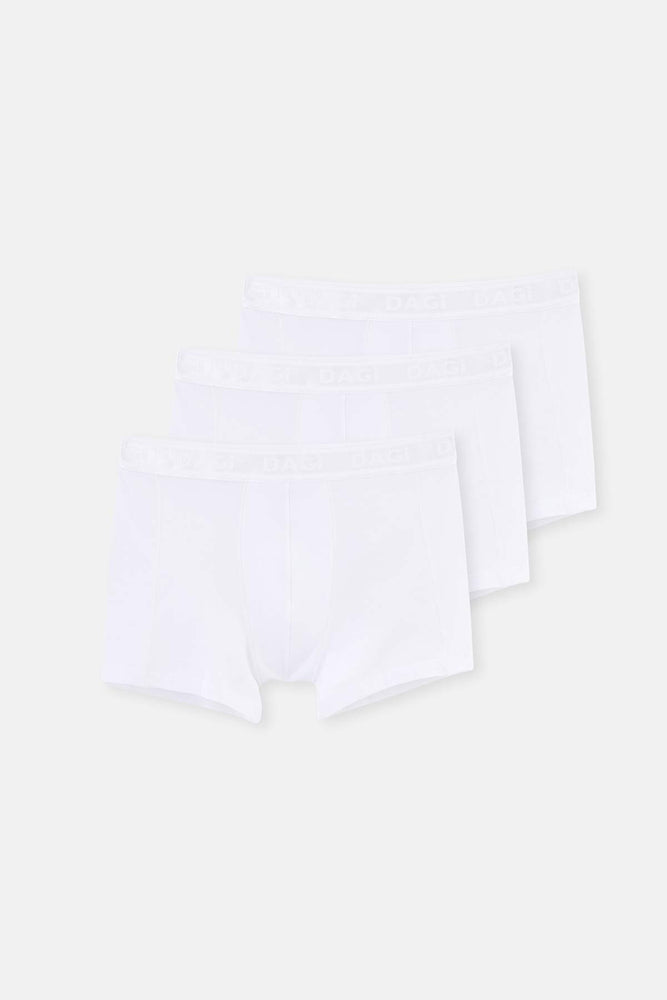 Beyaz Basic Modal 3'lü Boxer
