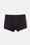 Siyah Compact Düz Boxer