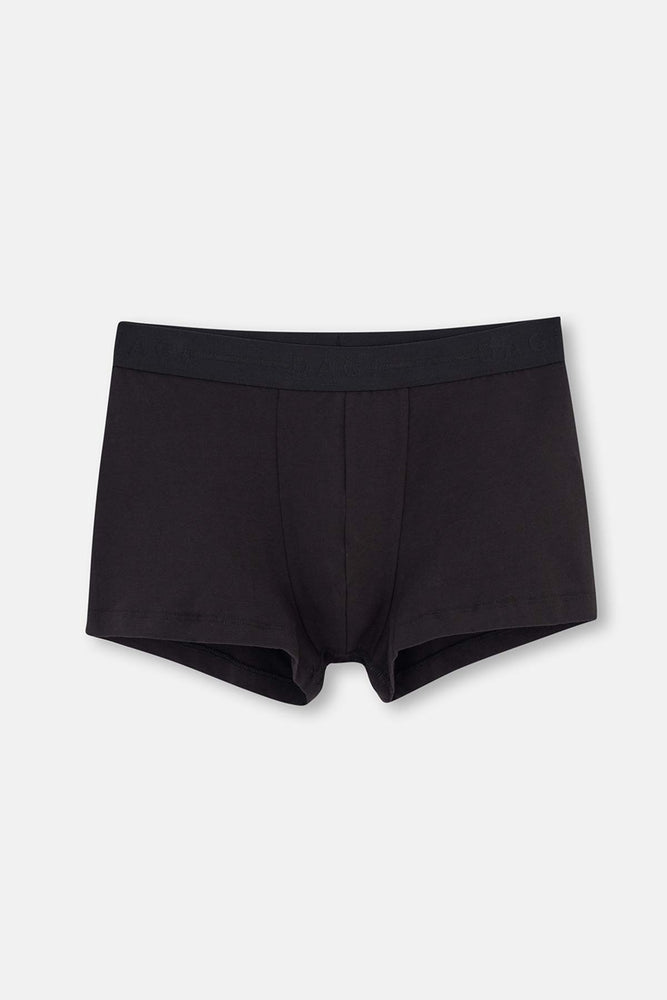 Siyah Compact Düz Boxer