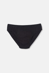 Siyah Penye 2'li Slip Külot