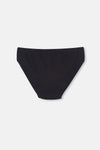 Siyah Penye 2'li Slip Külot