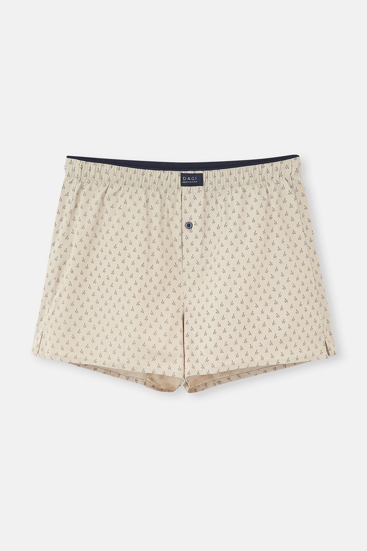 Taş Desenli Desenli Poplin Lyc Boxer