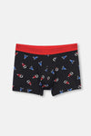 BLACK - RED BOXER