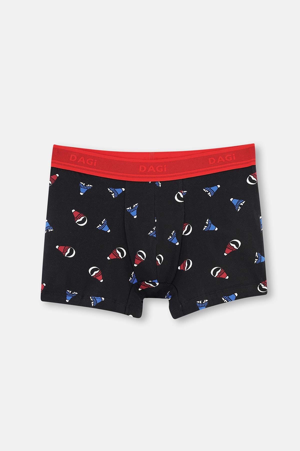 BLACK - RED BOXER