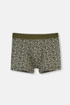 Haki Erkek Compact Desenli Boxer