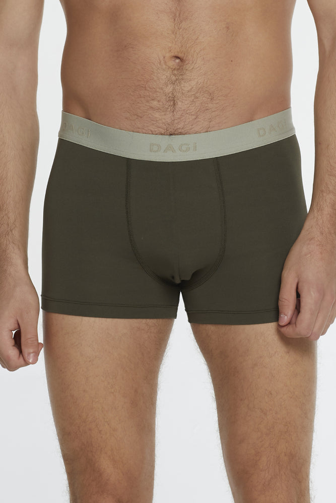 Yeşil Coolmax Ecomade Fiber Boxer