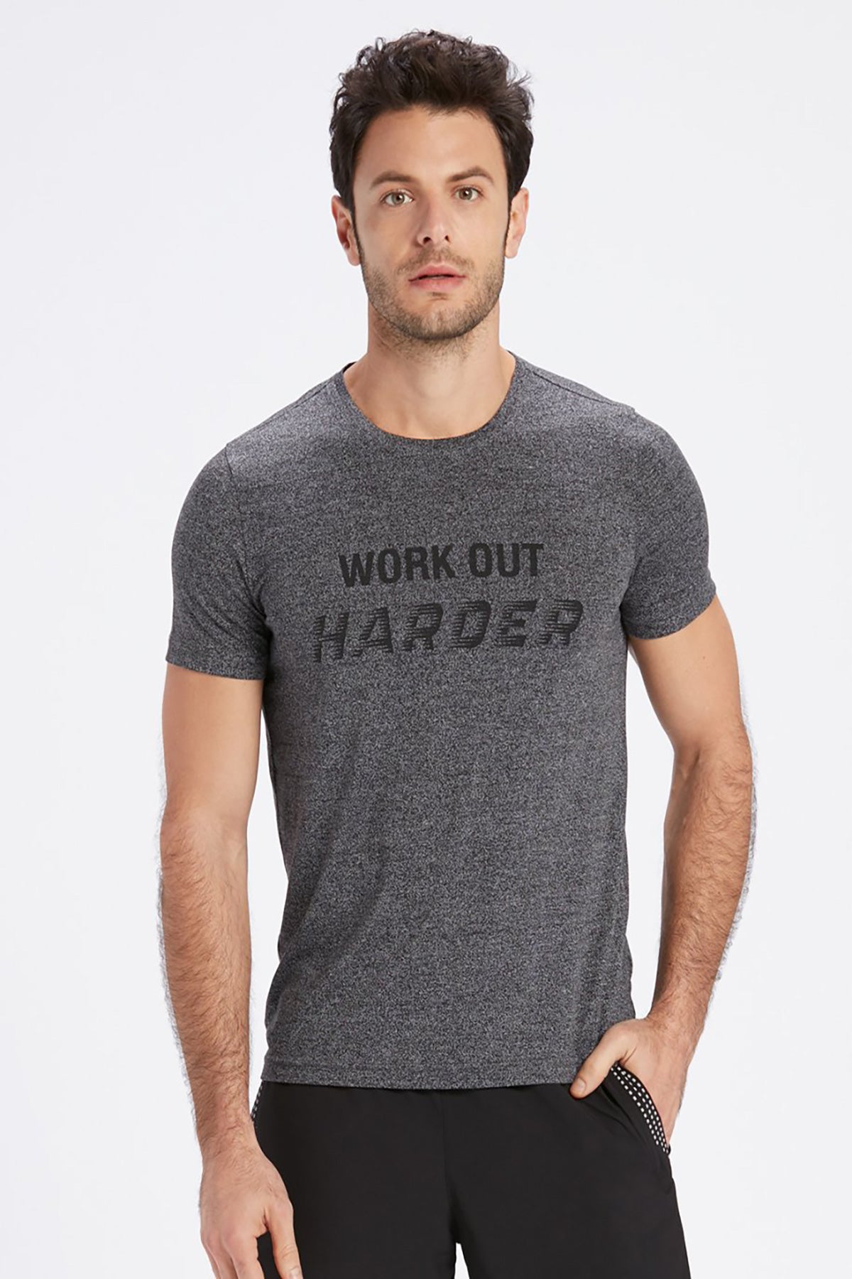 GREY MELANGE T-SHIRT