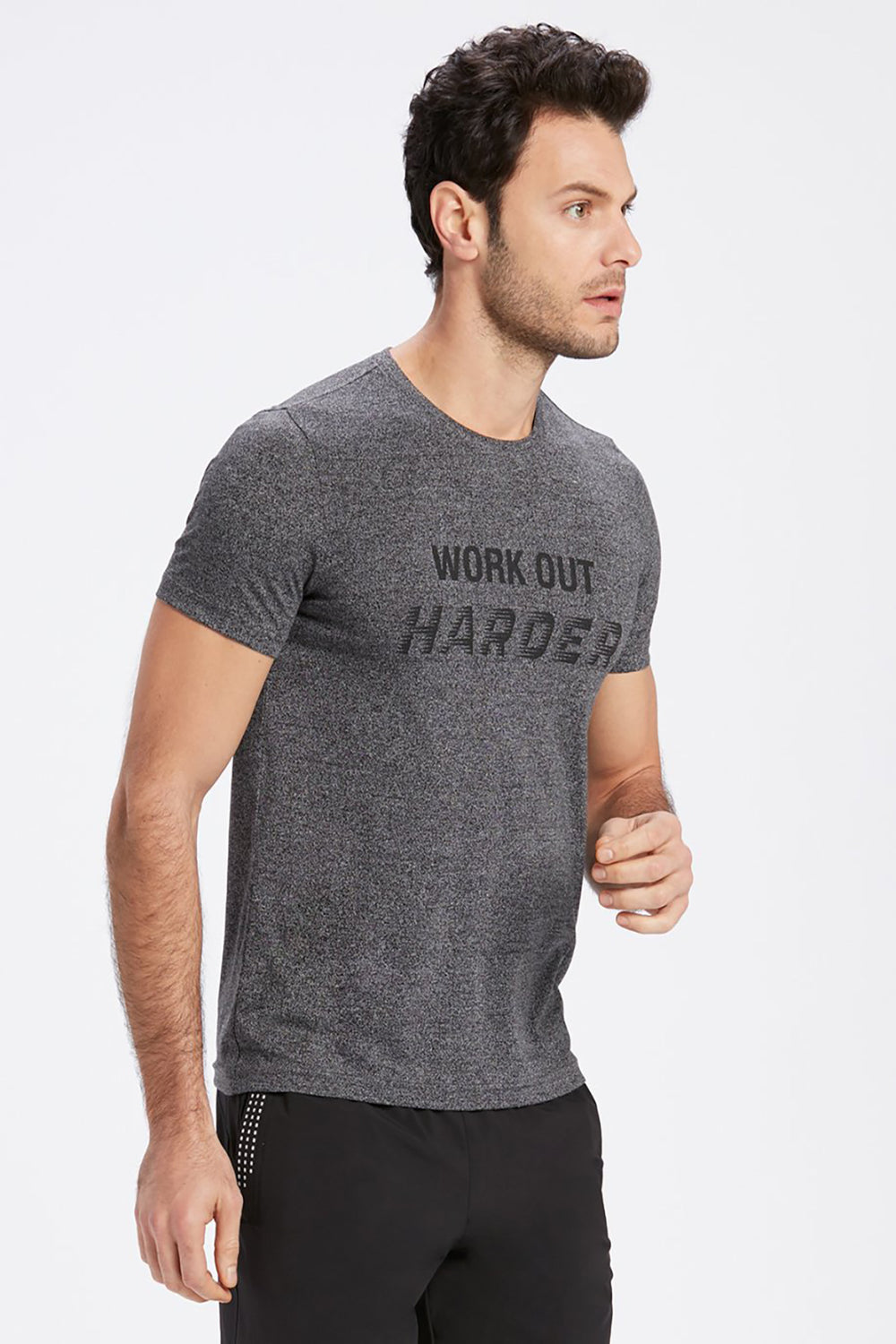 GREY MELANGE T-SHIRT