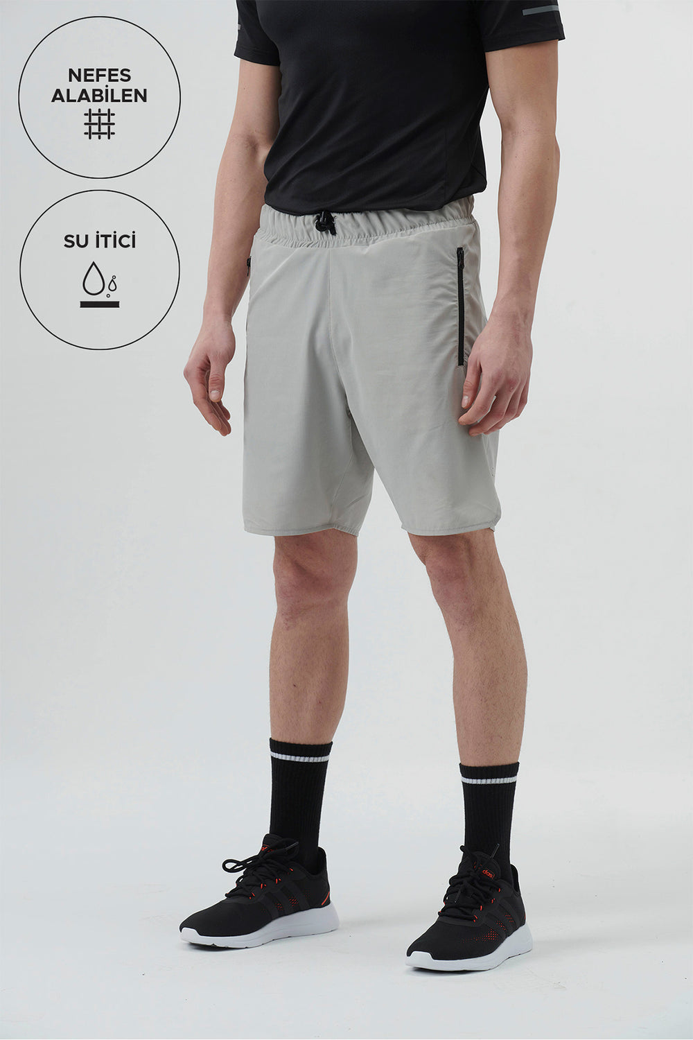 LIGHT GREY SHORTS
