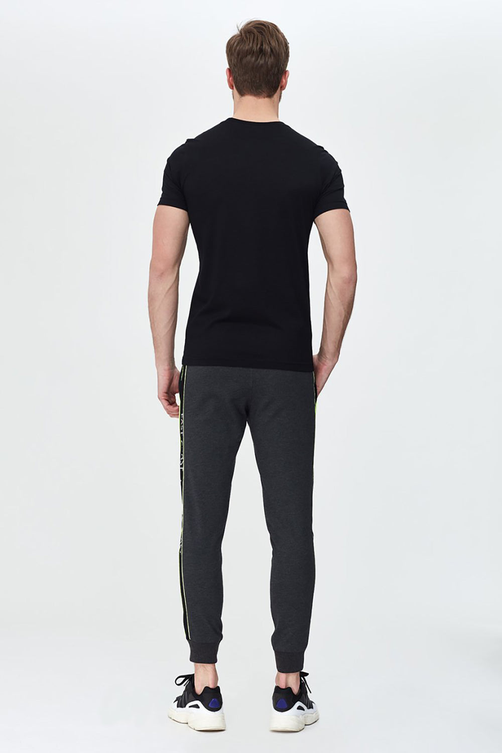 Siyah Dge11450 Süp. O Yaka T-Shırt-Hk