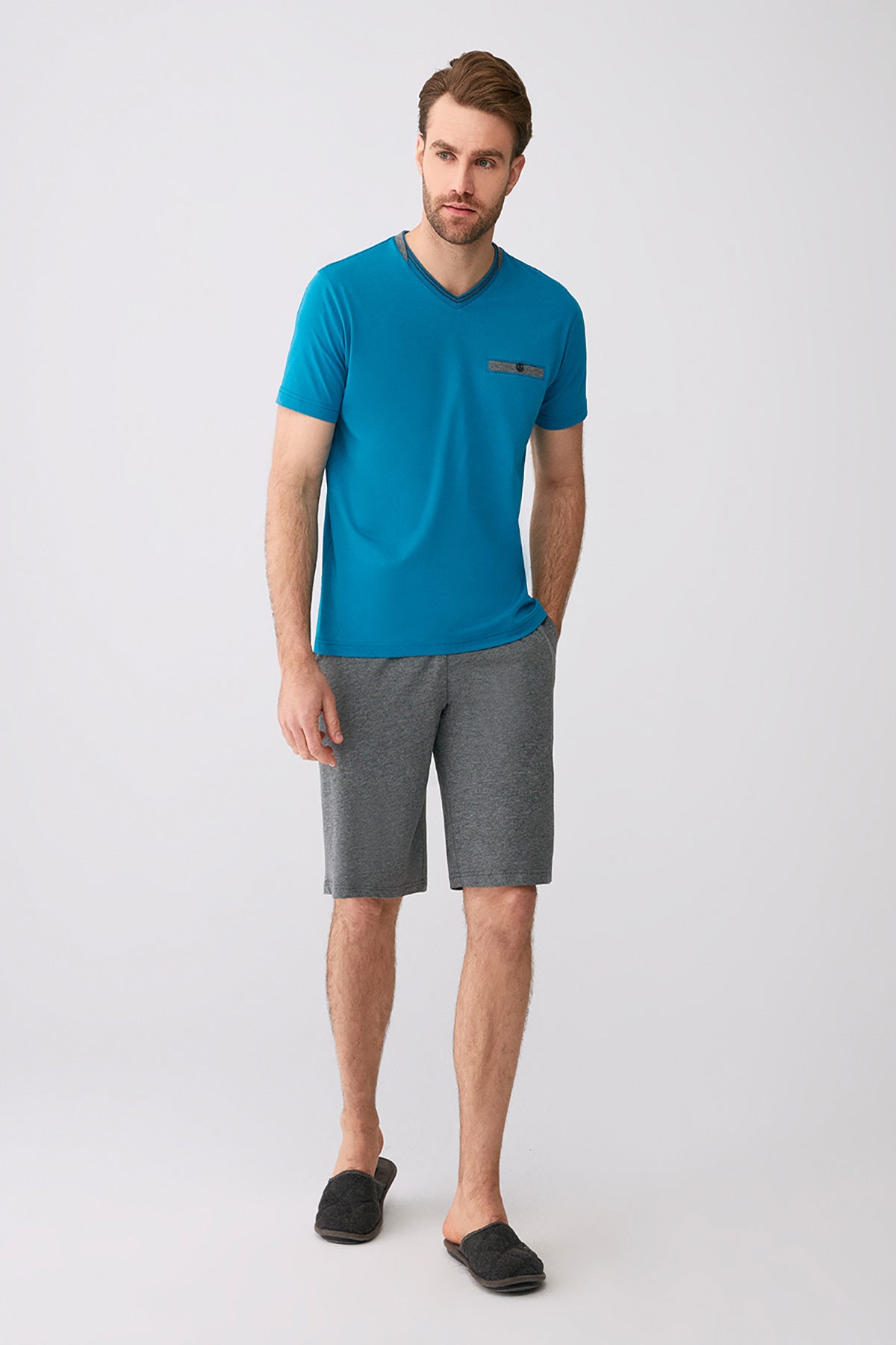 TURQUOISE PYJAMA SET