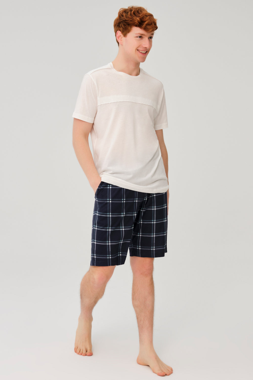 ECRU SHORTS SET