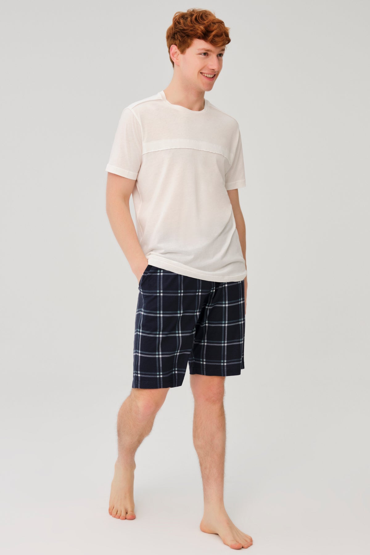 ECRU SHORTS SET