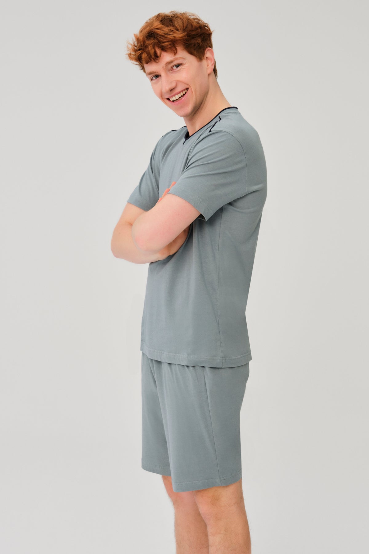 NILE GREEN SHORTS SET