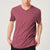 Bordo V Yaka Erkek T-Shirt