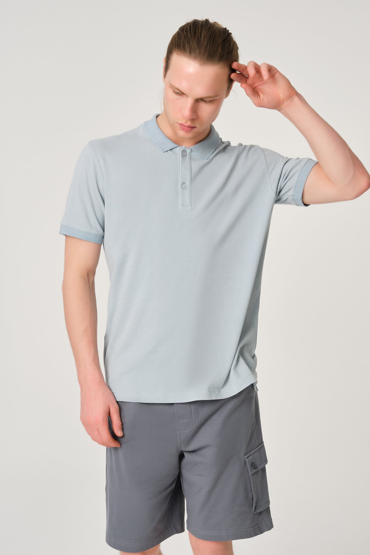 BLUE ONE PIECE TOP- ONE PIECE BOTTOM