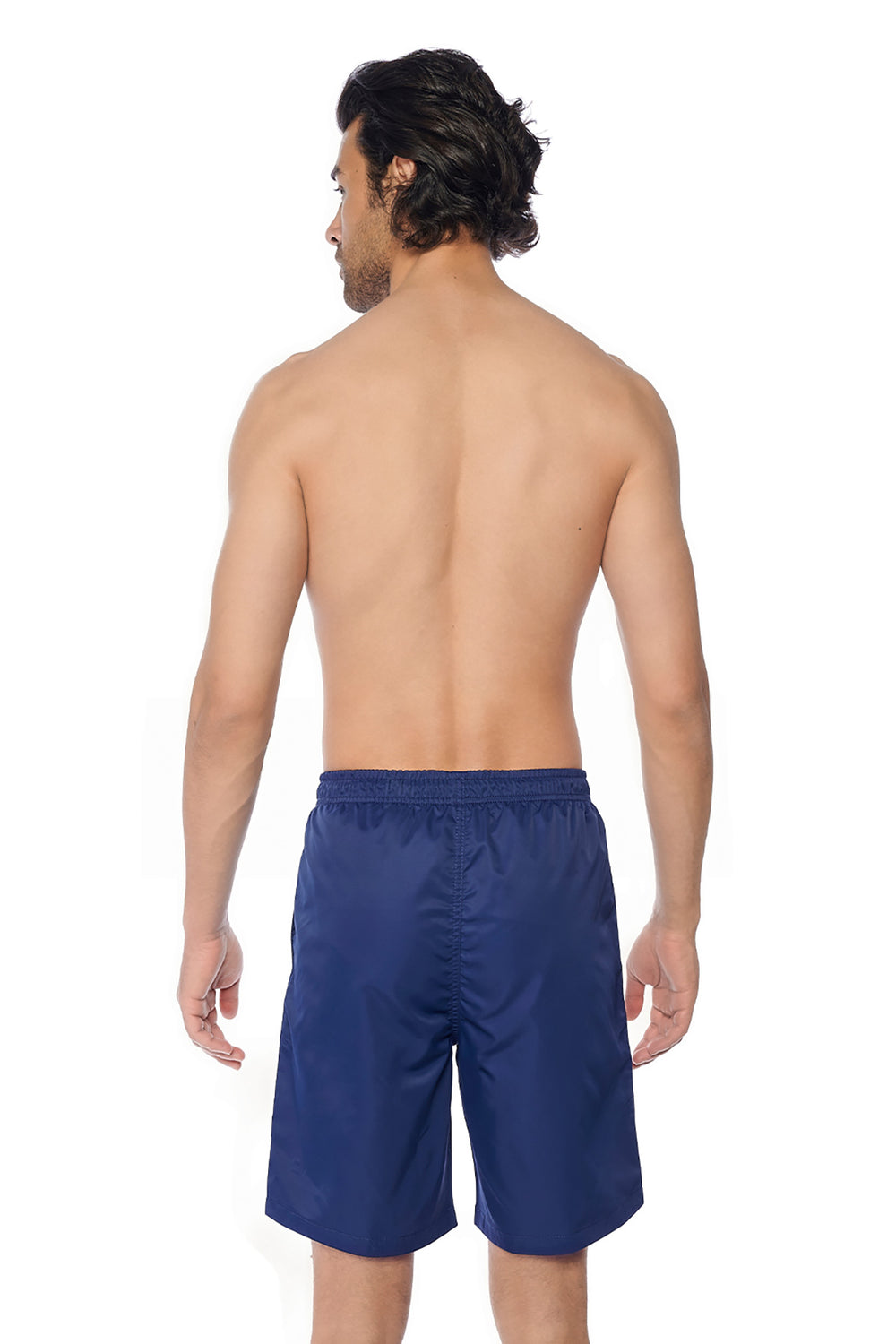 Lacivert Micro Orta Düz Erkek Deniz Şortu