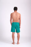 Yeşil Micro Orta Düz Erkek Deniz Şortu