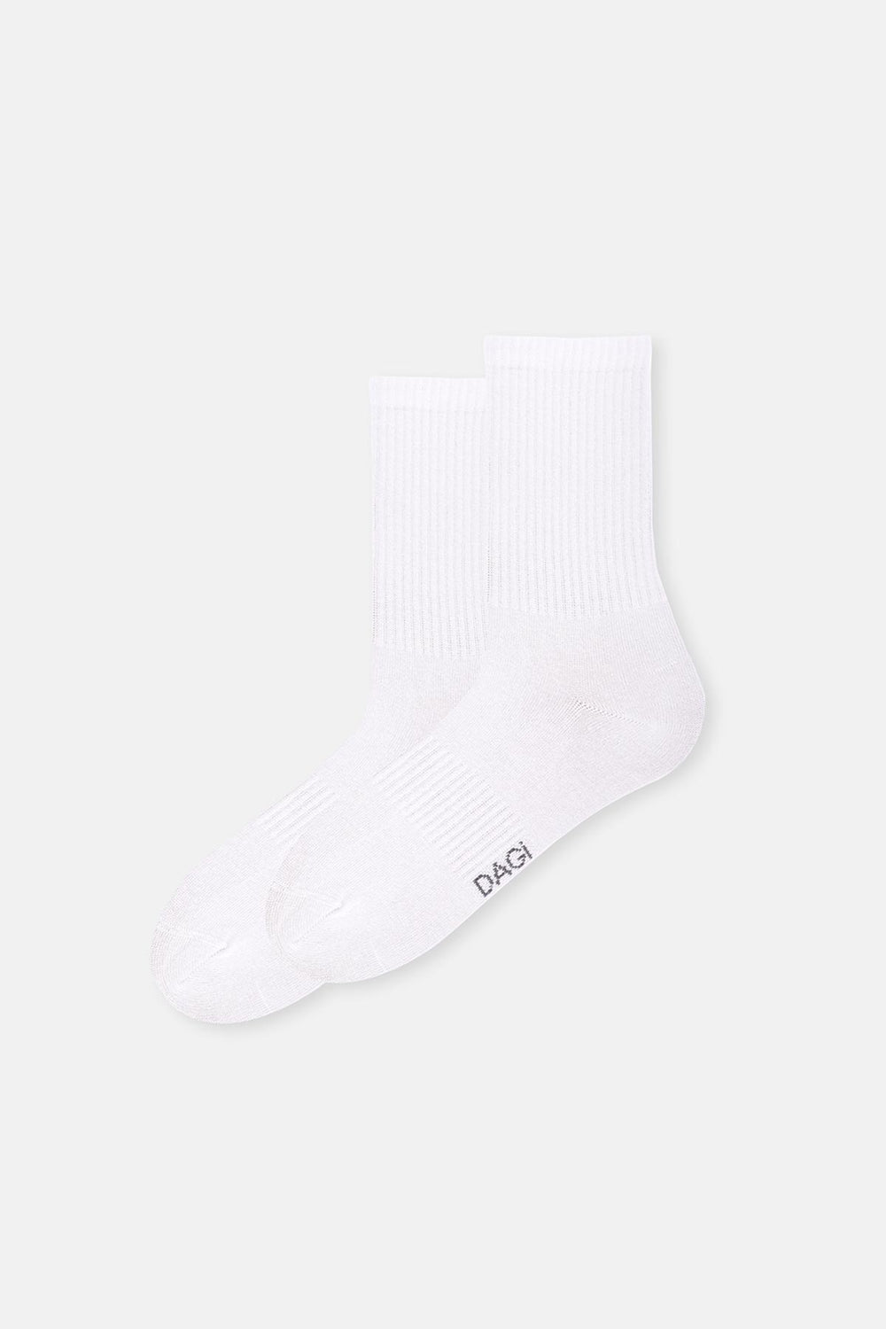 Beyaz Erkek 2'Li Basic Spor Çorap