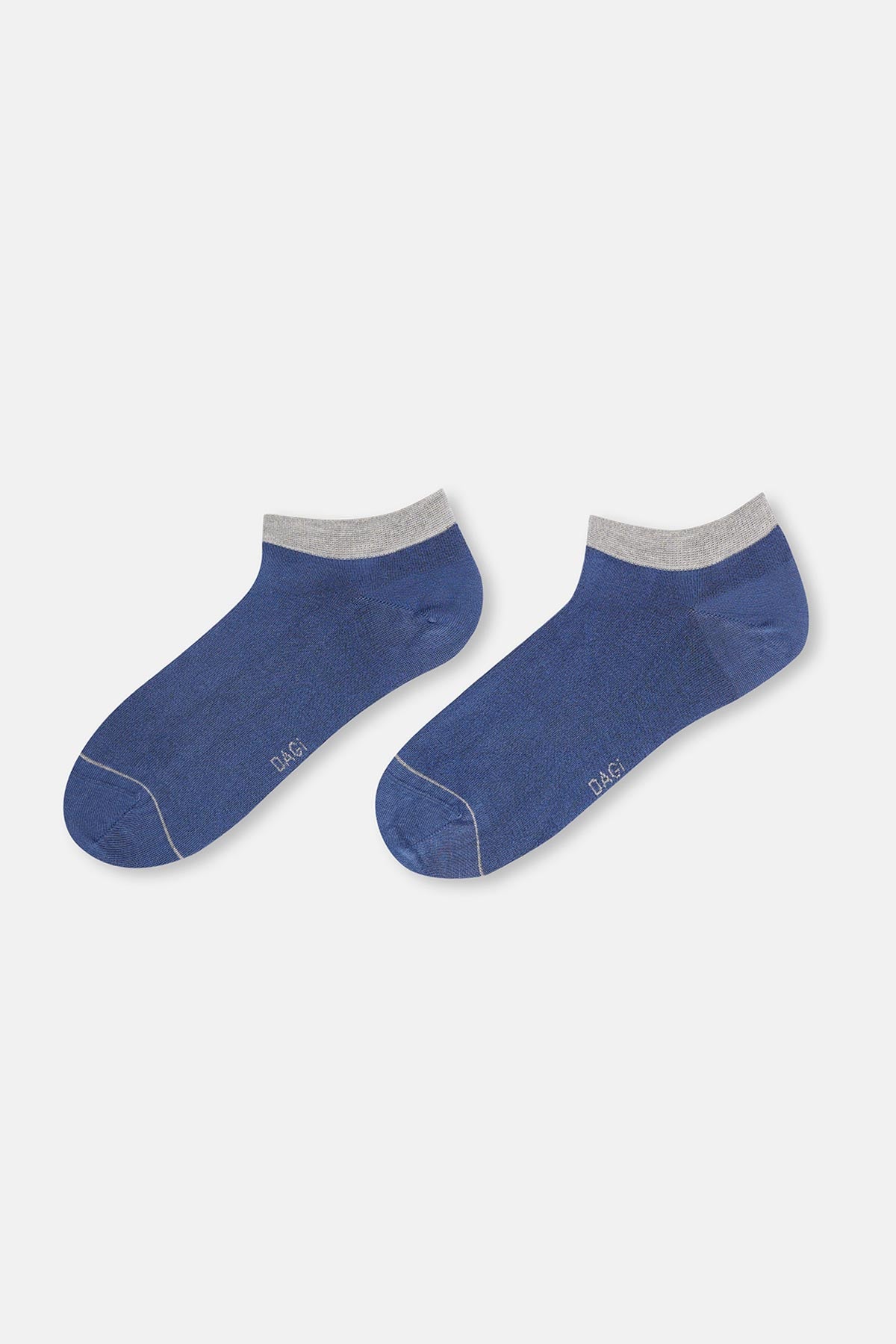 Koyu Indigo Erkek Bambu 2'li Patik Çorap