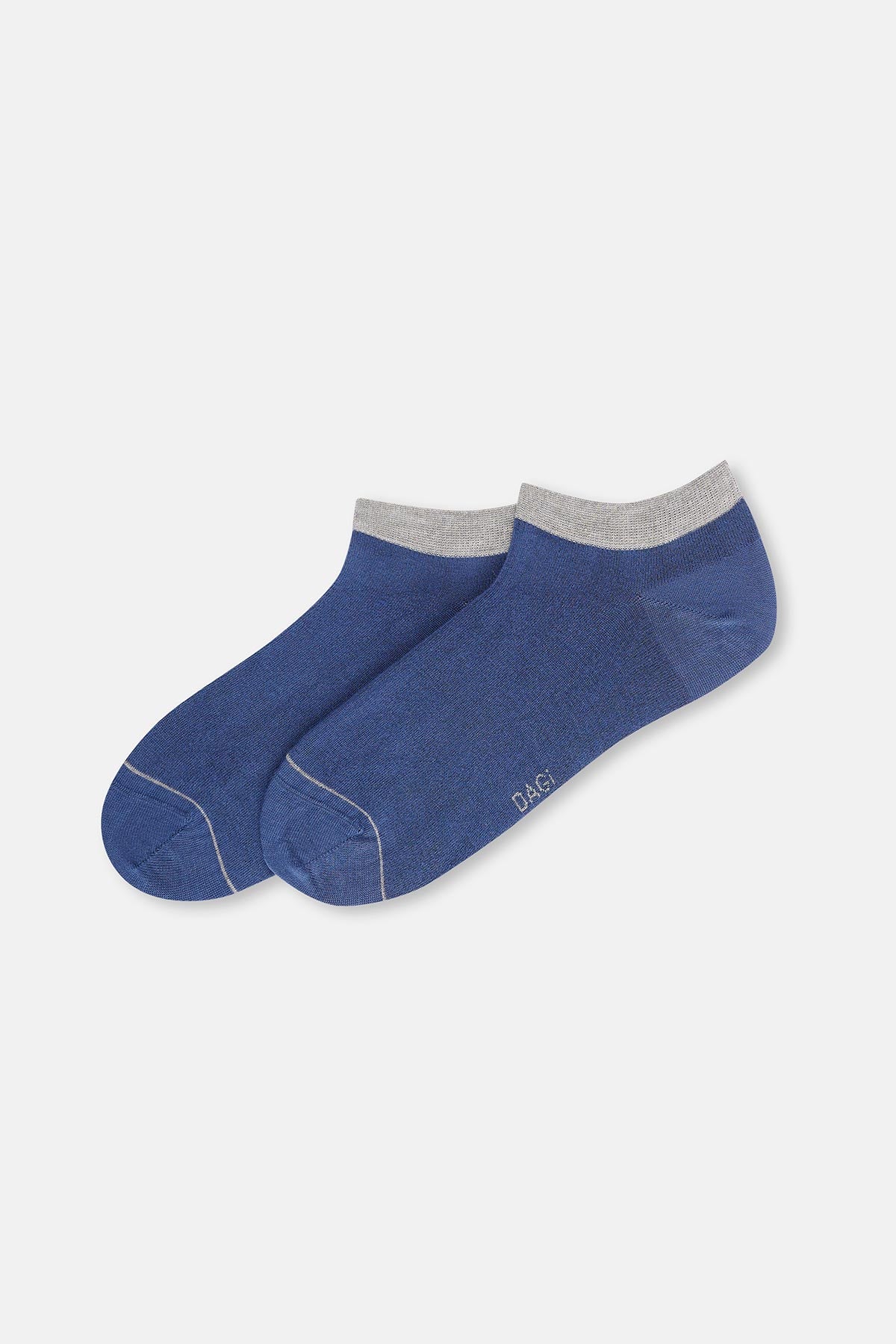 Koyu Indigo Erkek Bambu 2'li Patik Çorap
