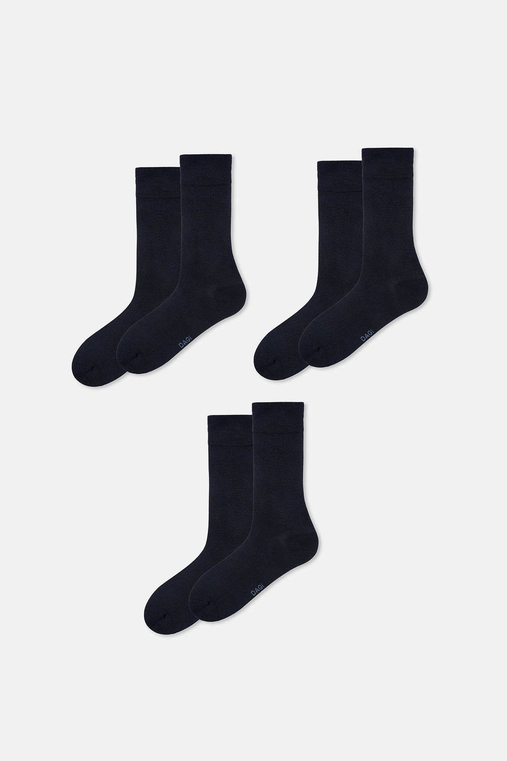 Lacivert Erkek Micro Modal Çorap 3'lü