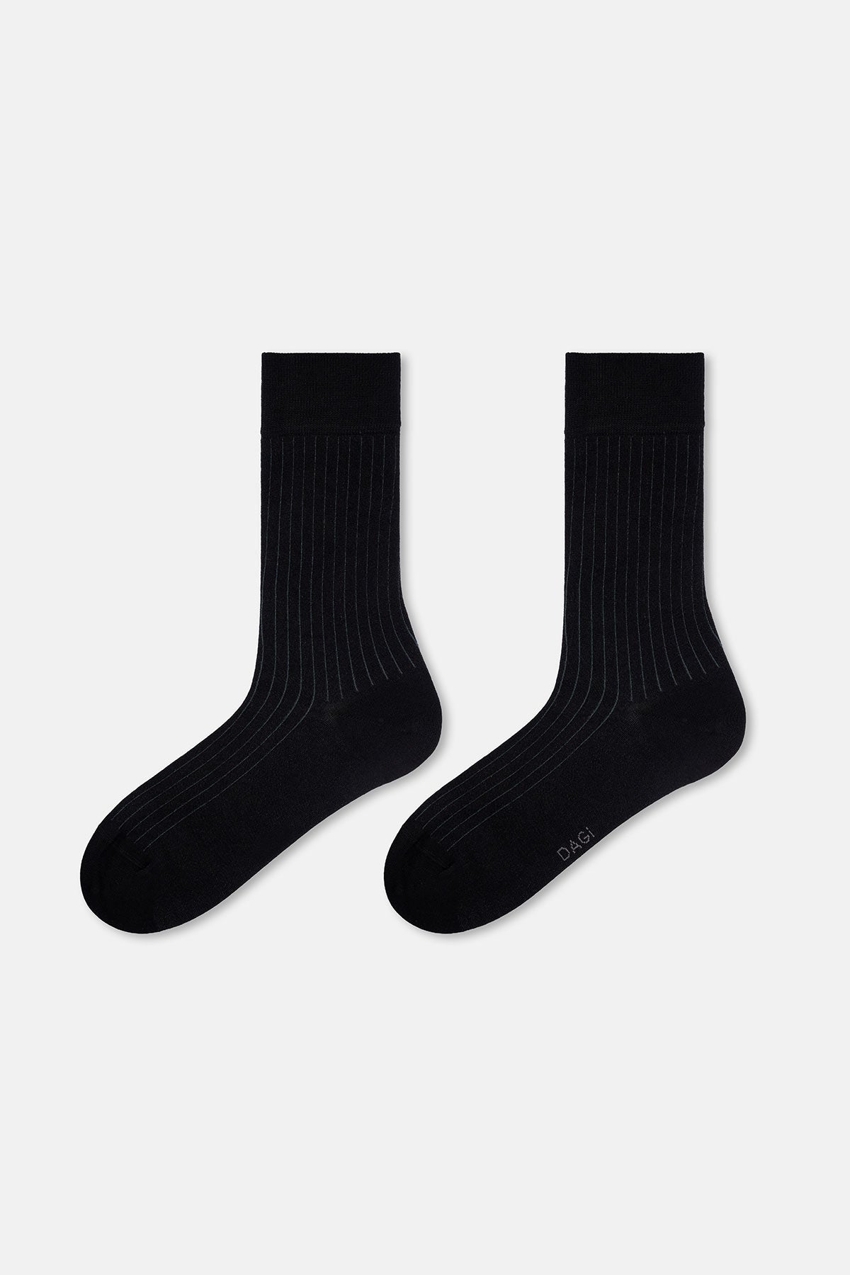 ERKEK 2'Lİ  ÇİZGİ DESEN BAMBU ÇORAP