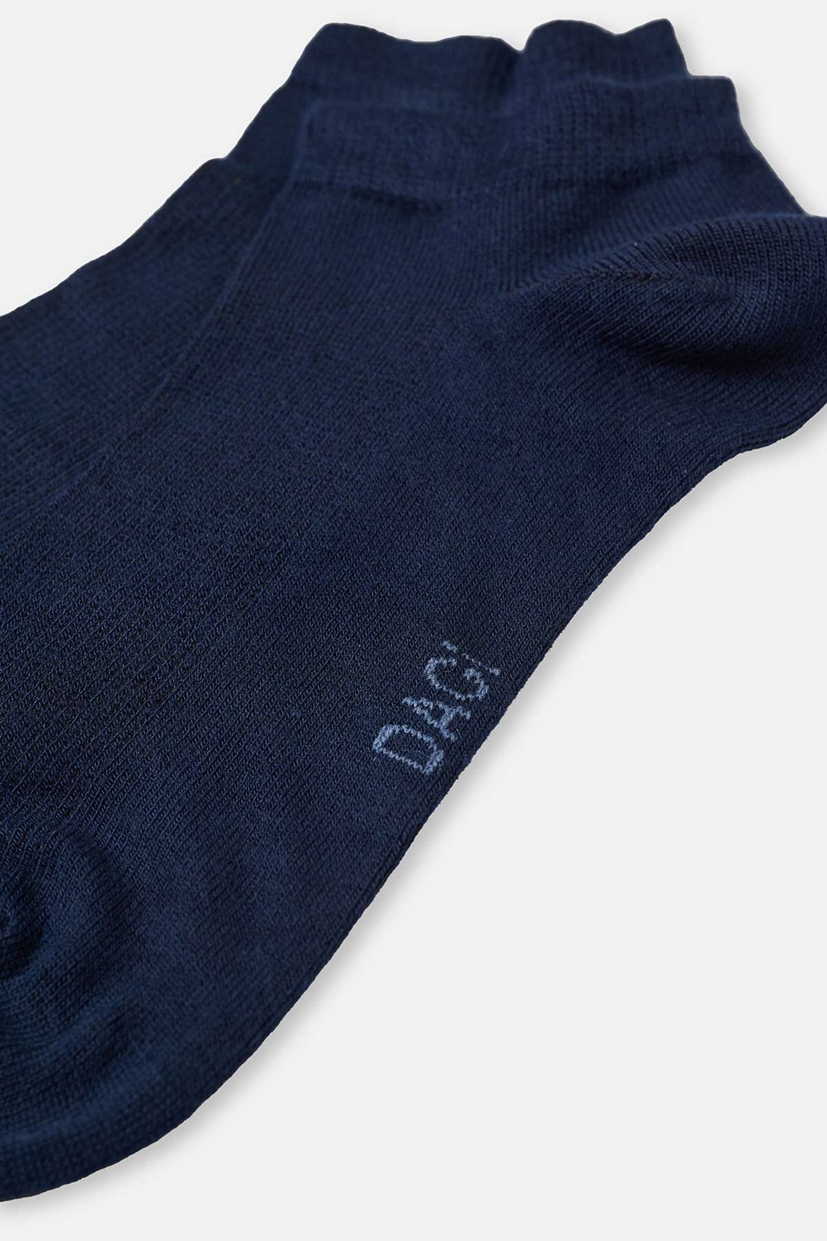 Lacivert Erkek Bambu Patik Çorap 2'Li