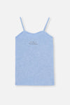 BLUE  MELANGE TANKTOP