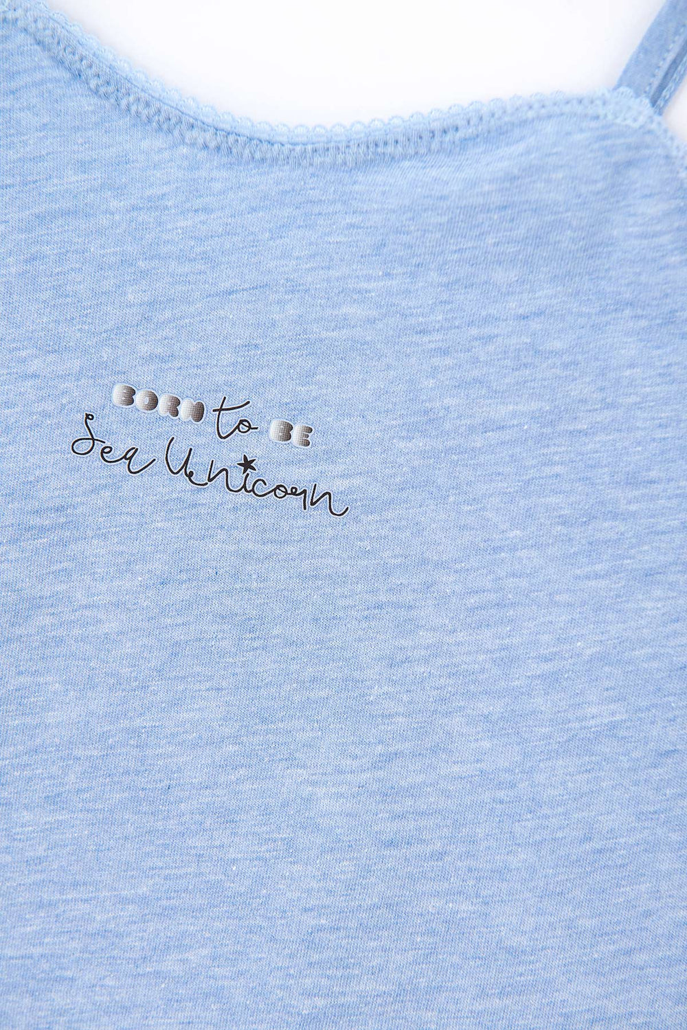 BLUE  MELANGE TANKTOP