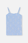 BLUE  MELANGE TANKTOP