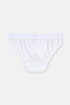 Beyaz Erkek Çocuk Pamuklu 3'lü Slip