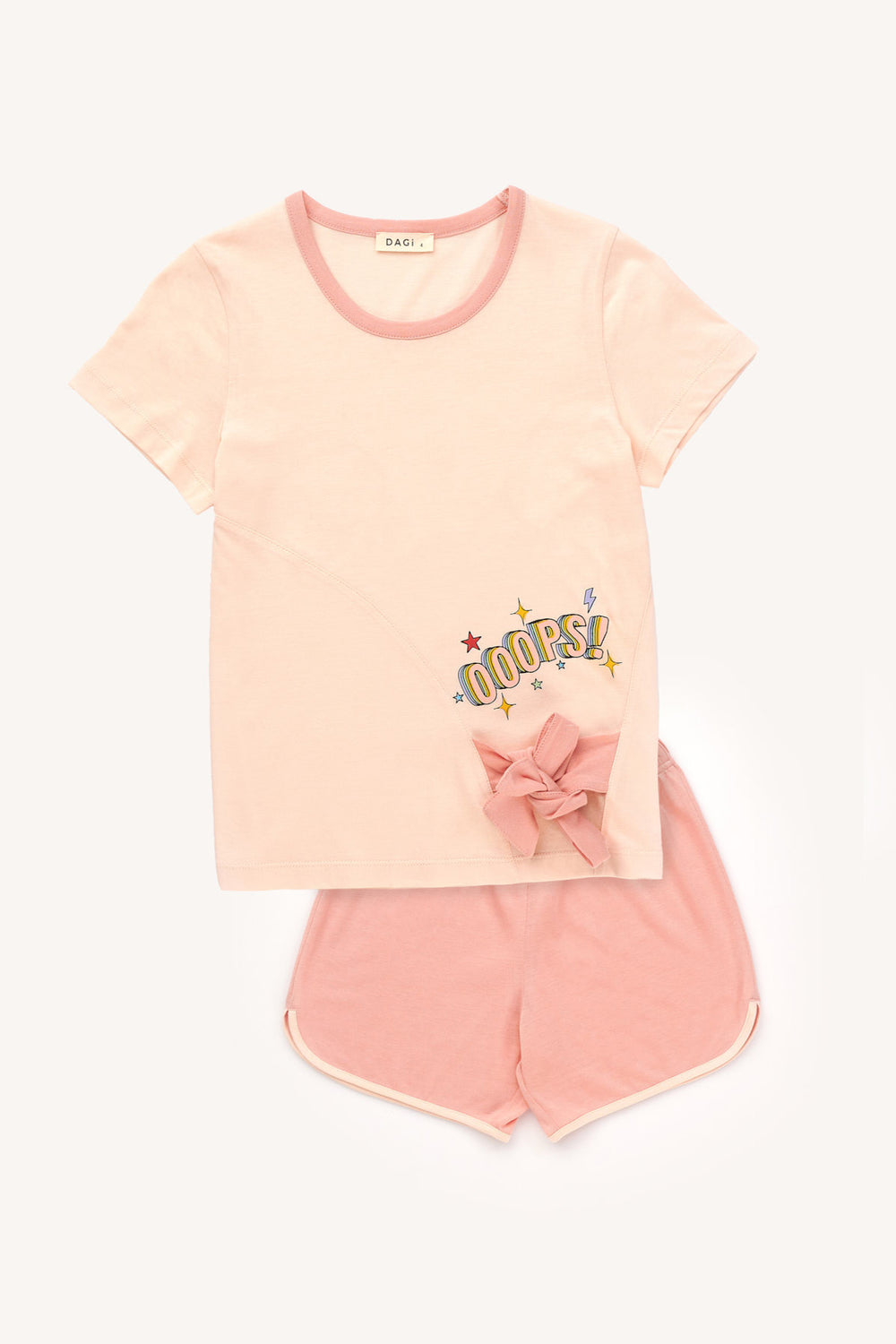 BABY PINK SHORT SET